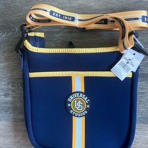 Universal Studios Blue and Gold Messenger Bag